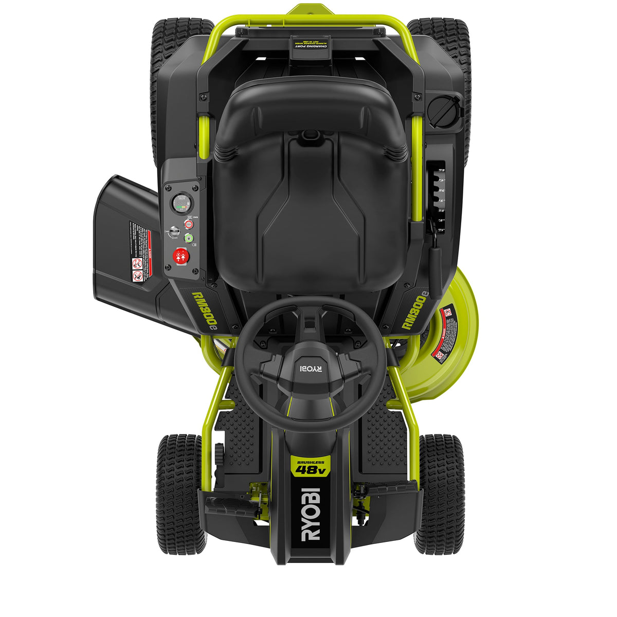 30" 50 AH Electric Riding Lawn Mower Image 7