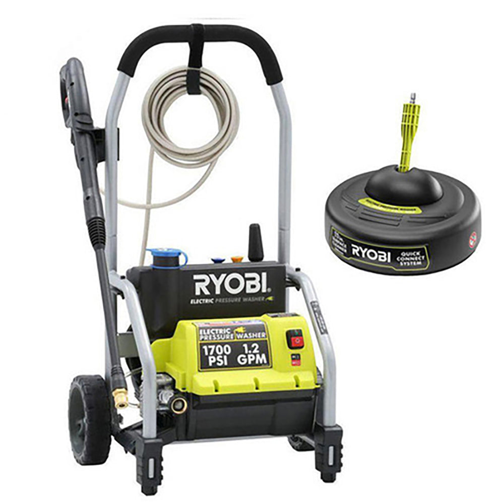 1700 PSI Electric Pressure Washer with Surface Cleaner