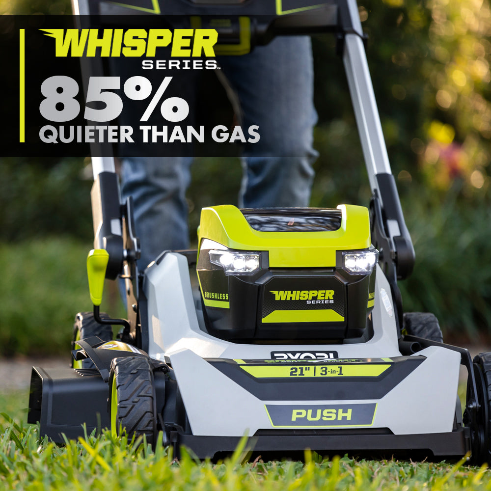 40V HP BRUSHLESS 21" MULTI-BLADE PUSH MOWER KIT Image 7