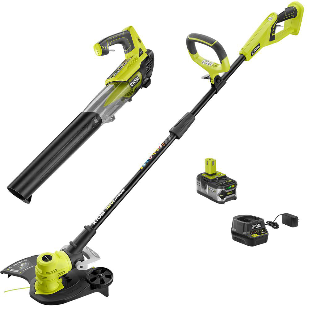 18V ONE+ LITHIUM+ STRING TRIMMER & JET FAN BLOWER Kit