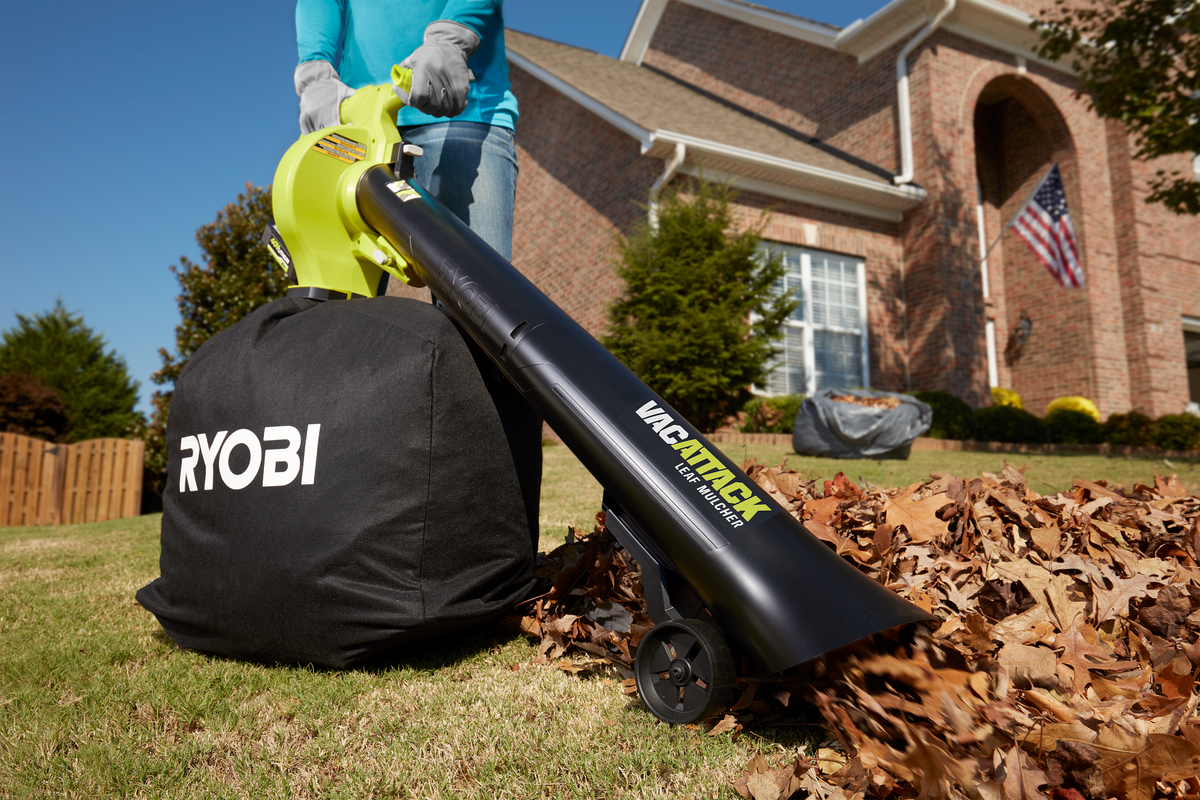 40V VAC ATTACK LEAF VACUUM/MULCHER KIT Image 3