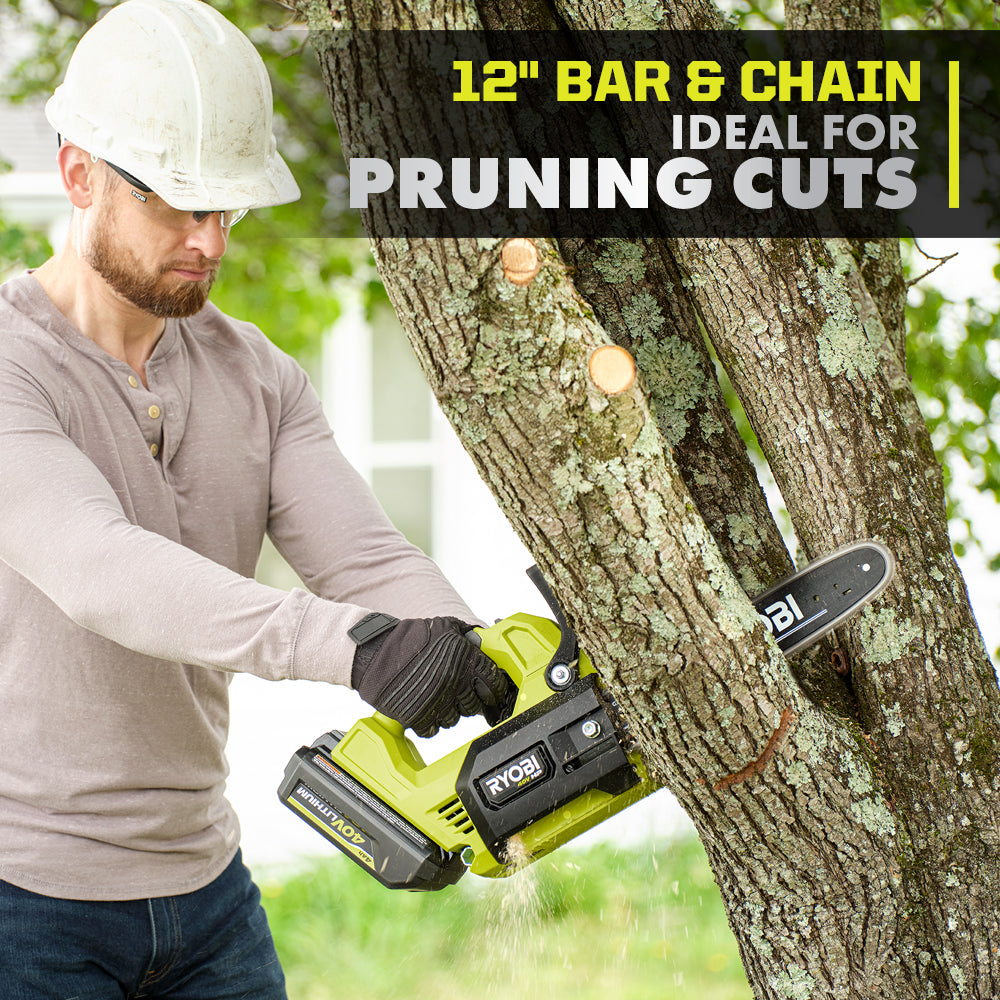 40V HP BRUSHLESS 12" TOP HANDLE CHAINSAW  Image 4