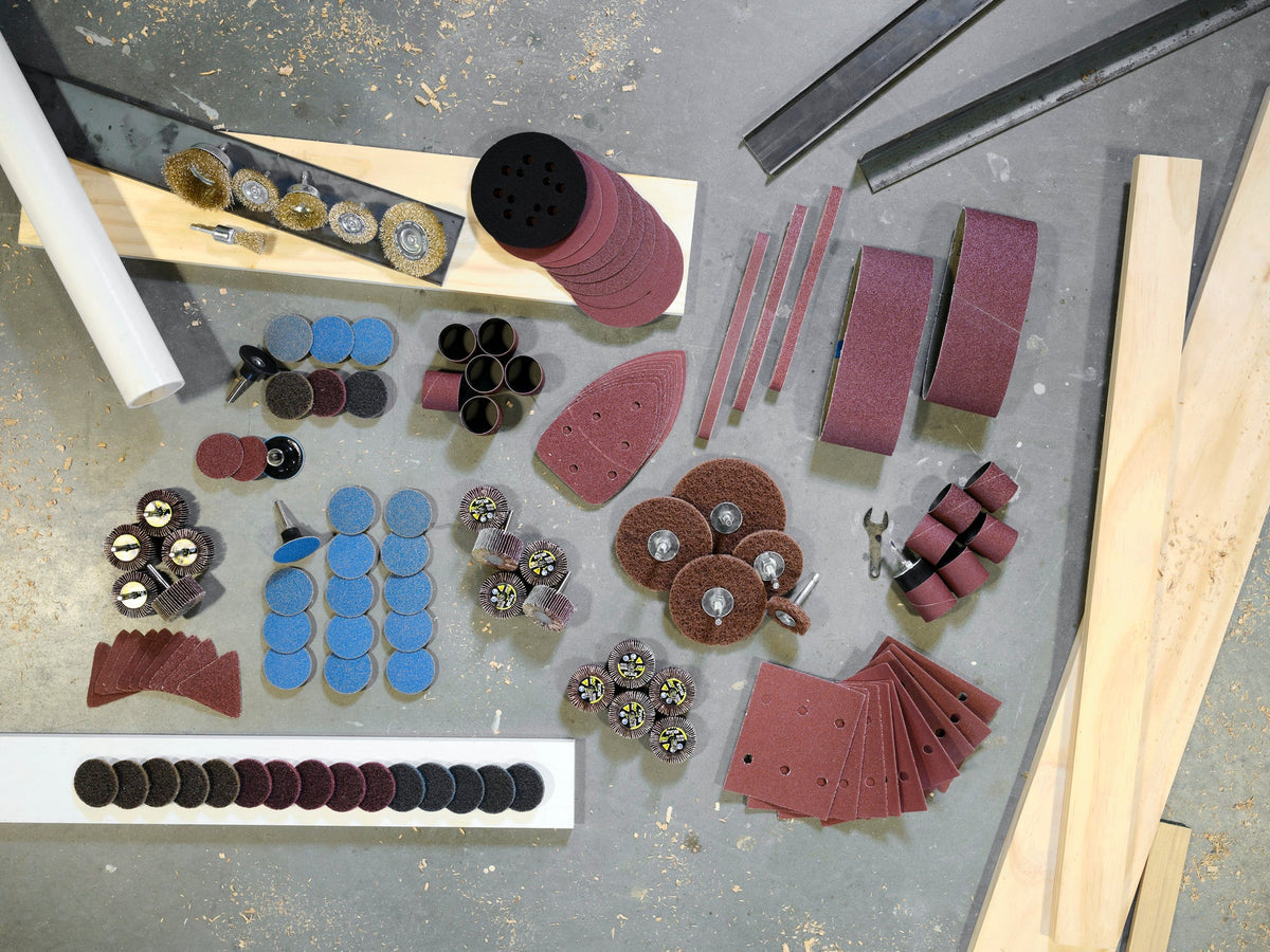 9 PC. 2-7/8" DETAIL SANDER SAND PAPER Image 2