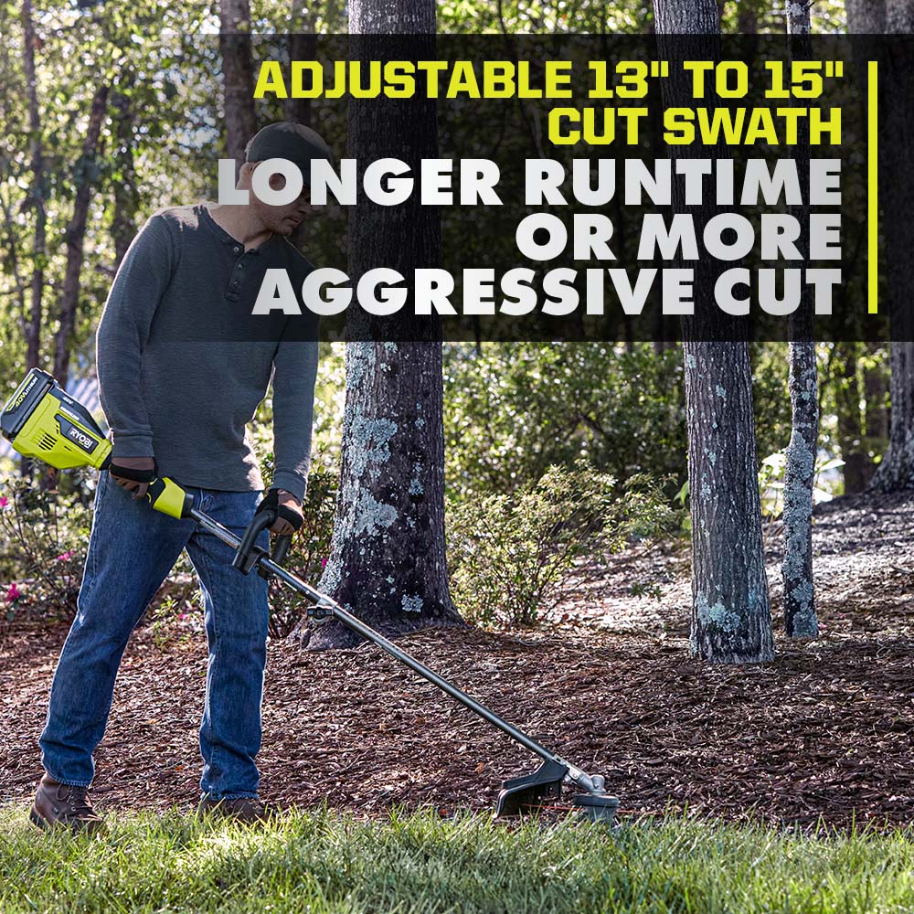 40V HP BRUSHLESS 600 CFM WHISPER SERIES BLOWER & 15" CARBON FIBER STRING TRIMMER COMBO KIT Image 9